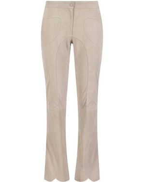 Dan Cassab Pantalones Acampanados Pamela - Neutro