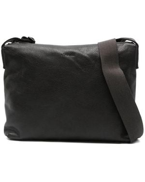 Lemaire Leather Cross-Body Bag - Black