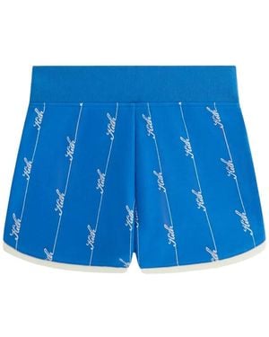 Kith Pique Short Shorts - Blue