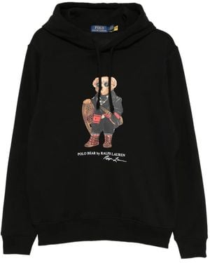 Polo Ralph Lauren Polo Bear Fleece Hoodie - Black