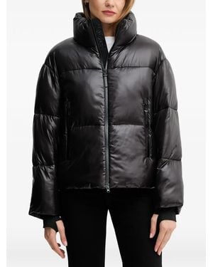 Joop! High-Neck Puffer Jacket - Black