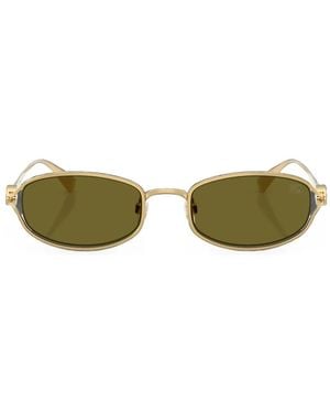 Burberry Oval-Frame Sunglasses - Green
