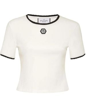 Philipp Plein ロゴパッチ Tシャツ - ホワイト