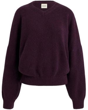 KHAITE Wolfe Jumper - Purple