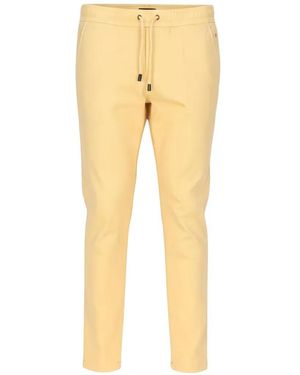 Isaia Drawstring-Waistband Pants - Natural