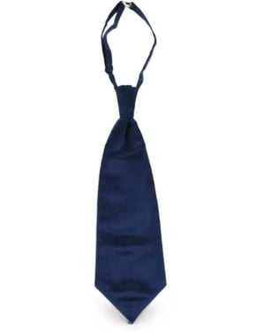 Corneliani Pointed-Tip Tie - Bleu