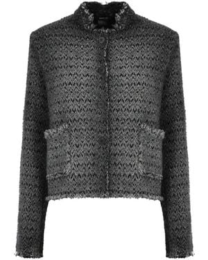 Avant Toi Distressed-Effect Jacket - Black
