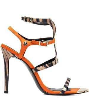 Just Cavalli Sandalen mit Print - Pink