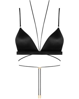 Maison Close French Kiss Bra - Black