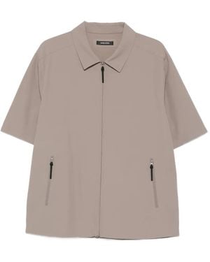 Hiking Patrol Zip Short-Sleeve Shirt - Grey
