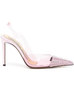Alexandre Vauthier ラインストーン パンプス - ピンク