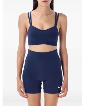 Nike Double-Strap Sports Bra - Blue