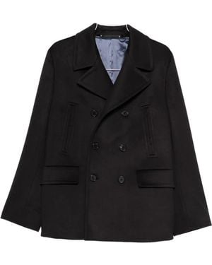 Paul Smith Wool Double-Breasted Blazer - Black
