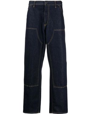 Carhartt Pantaloni Con Dettaglio Ginocchio - Blu