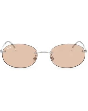 Ray-Ban Rb3767 Oval-Frame Sunglasses - Pink