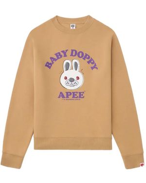 A Bathing Ape Baby Doppy Sweatshirt - Natural