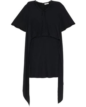 Balenciaga Layered Asymmetric Dress - Black