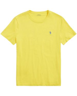 Polo Ralph Lauren Polo Pony Cotton T-Shirt - Yellow