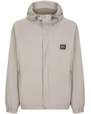 Dolce & Gabbana フーデッド ジャケット - グレー