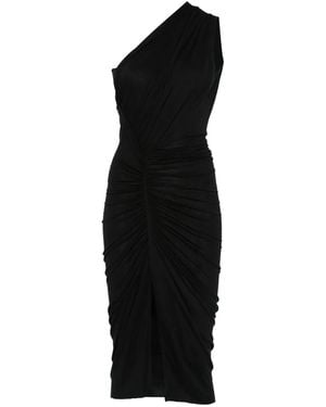 Rick Owens One-shoulder draped dress - Schwarz