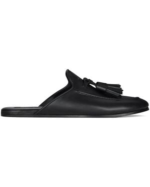 Givenchy Leather Slippers - Black