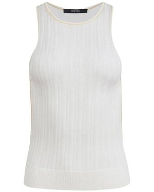 Toccin Juniper Racer Tank - White
