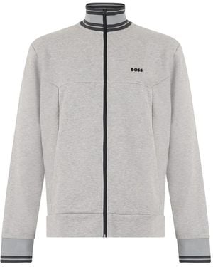 BOSS Zip-Up Sweatshirt - Grey