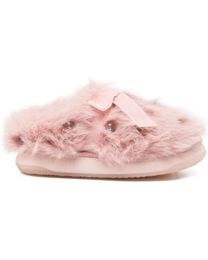 Rockfish X Susan Fang Mules En Fourrure - Pink