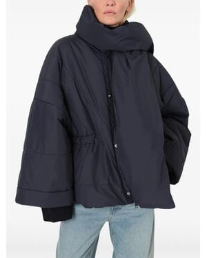 Embassy of Bricks and Logs Quilted Jacket - Blue