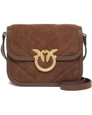 Pinko Quilted Mini Bag - Brown