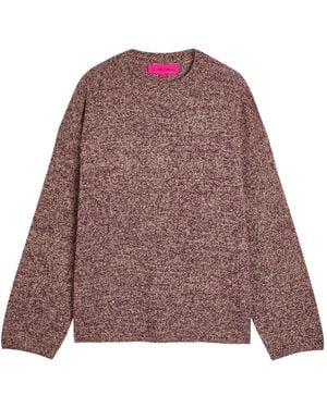 The Elder Statesman クルーネック セーター - パープル