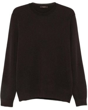 Slowear Waffle-Knit Jumper - Black