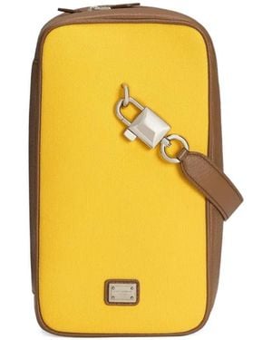 Dolce & Gabbana Tote Bag mit eckigen Einsätzen - Gelb