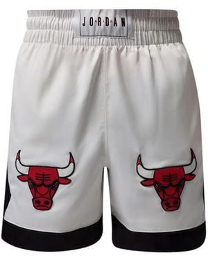 Nike Flight Bull-Patch Muay Thai Shorts - Grey