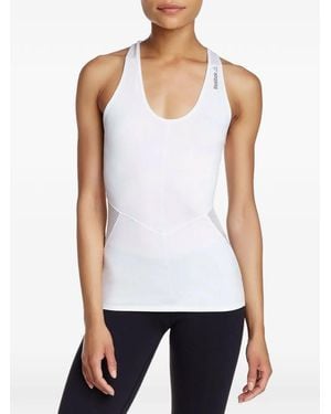 Reebok Cardio Mesh-Panel Tank Top - White