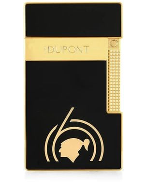 ST Dupont Briquet Cohiba À Logo Gravé - Black