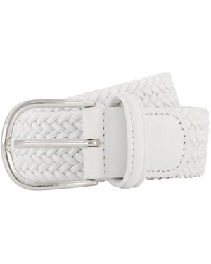 Anderson's Ceinture En Cuir - Blanc