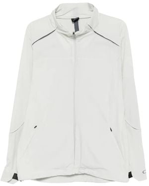 Oakley Fusion Flex Neo Logo-Print Zip-Up Jacket - White