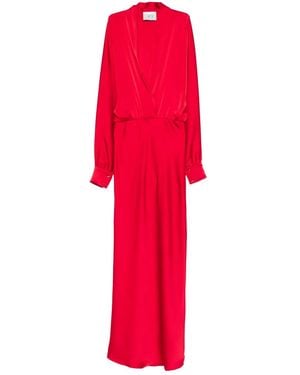 Atu Body Couture Long-Sleeve Midi Dress - Red