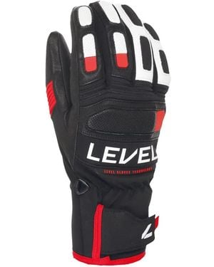 Level Guanti Con Logo - Nero