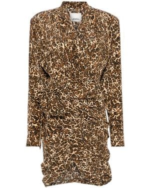 Isabel Marant Cleora Mini Dress - Metallic