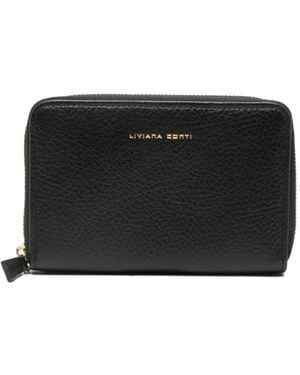Liviana Conti Zip Wallet - Black