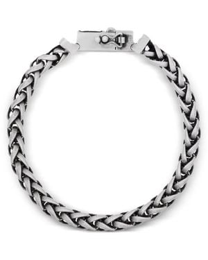 Saint Laurent Armband Mit Flechtkette - Mettallic
