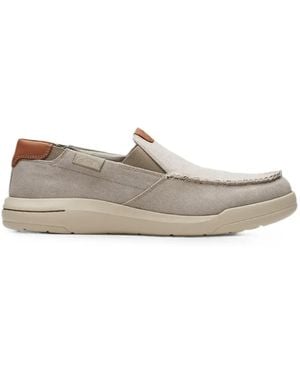 Clarks Driftlite Step Loafers - White