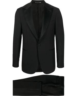 Canali Single-Breasted Two-Piece Suit - Black