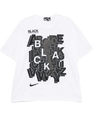 COMME DES GARÇON BLACK Short-Sleeve Polo Shirt - White