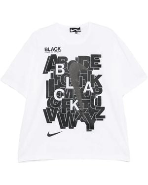 COMME DES GARÇON BLACK Short-Sleeve Polo Shirt - White