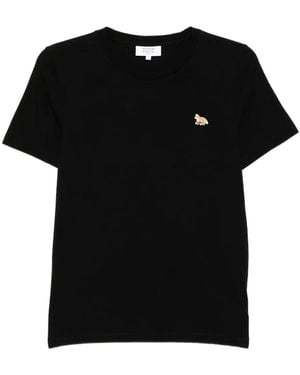 Maison Kitsuné ロゴ Tシャツ - ブラック