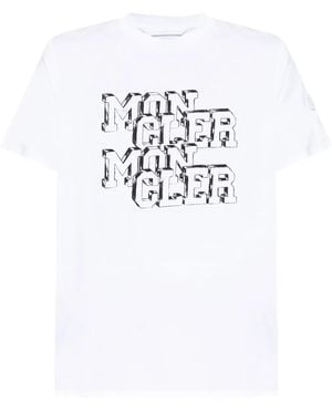 Moncler ロゴ Tシャツ - ホワイト
