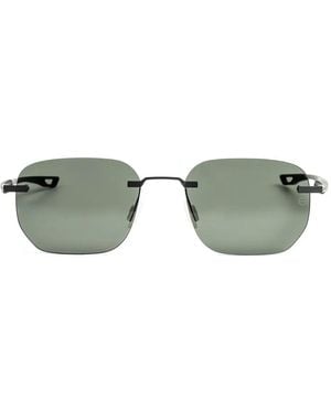 Tag Heuer Occhiali Da Sole Th40035U Con Montatura A Giorno - Verde